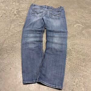 BKE Tyler Skinny Boot Medium Wash Denim Jeans Mens 34x30